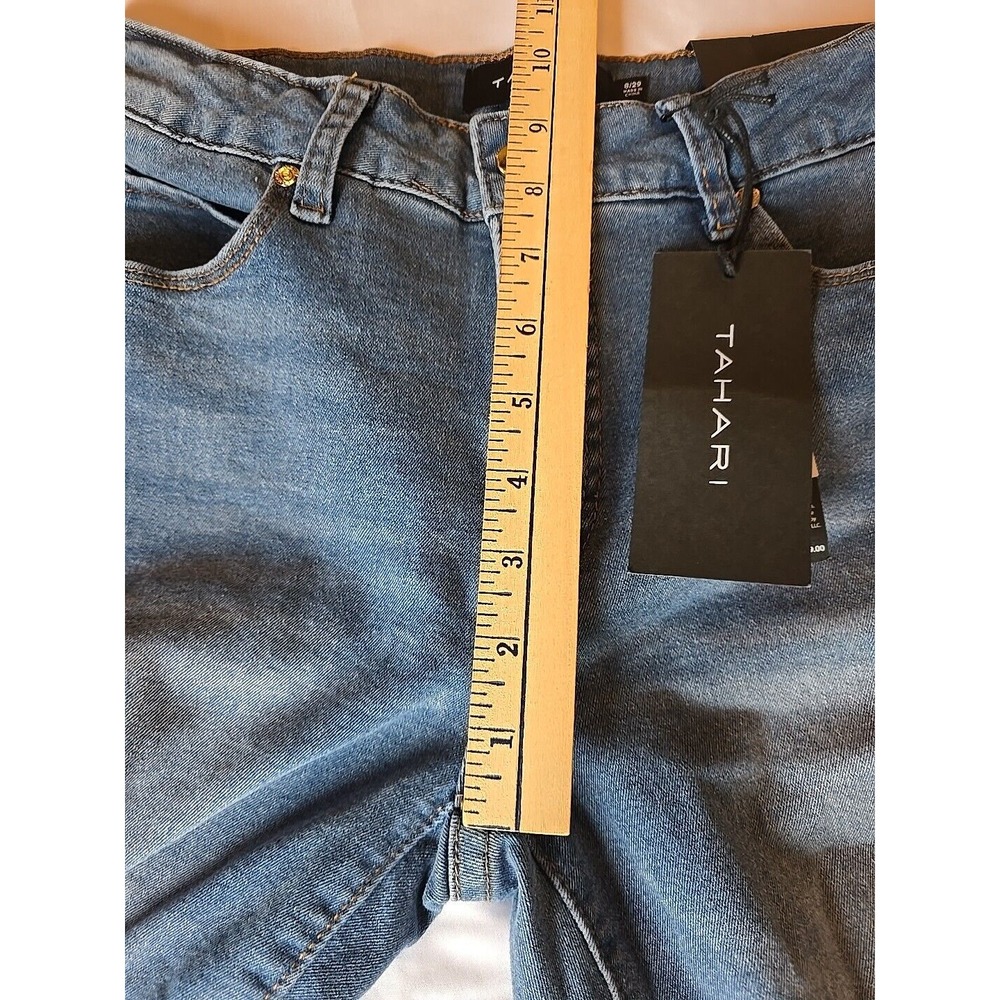 Tahari Women's Maeve Fit Solution Miniboot Medium Wash Size 8‎ RUNS SMALL - Picture 15 of 16